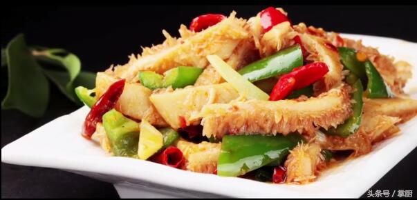 经典的一道下酒菜凉拌牛肚,广西下酒菜紫苏叶牛肚