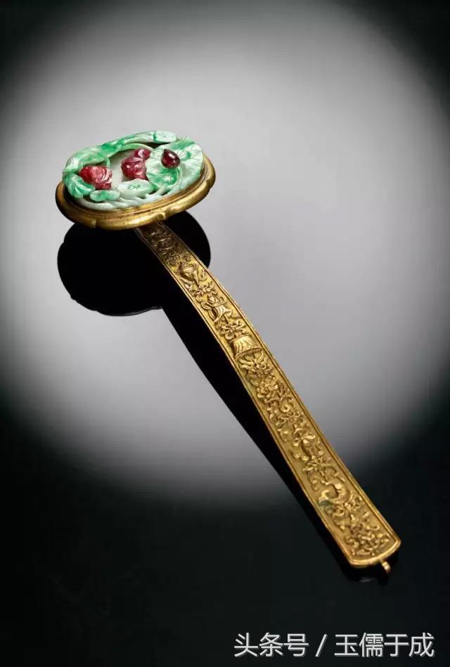 乾隆皇帝旧藏汉代玉器,清代乾隆御制翡翠盖碗