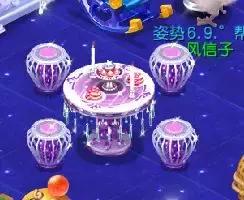 梦幻西游流星装饰,梦幻西游家具墨金曜月效果图