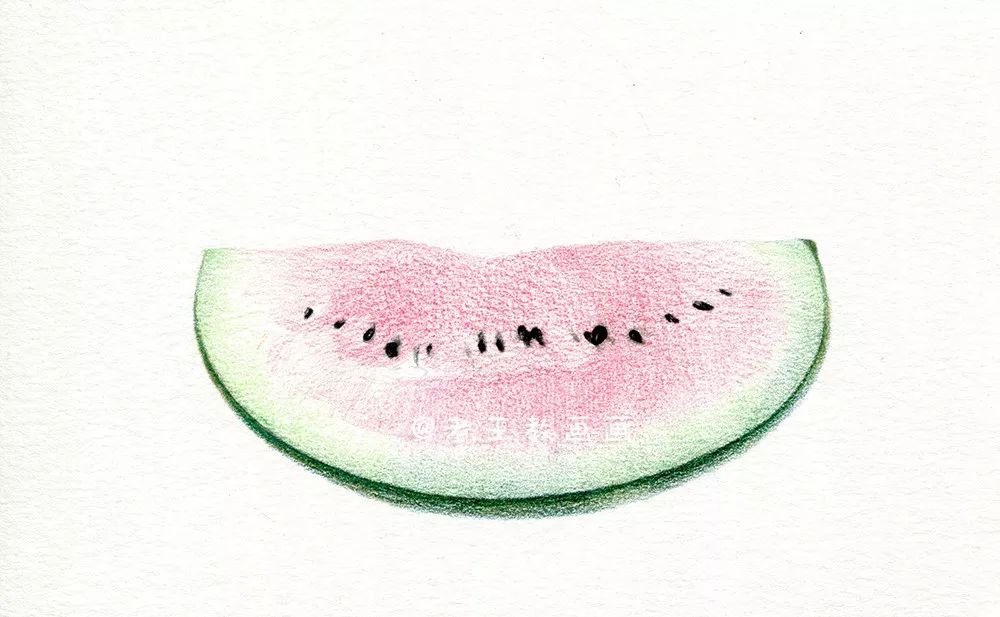 夏天西瓜绘画,夏天西瓜画简单又漂亮