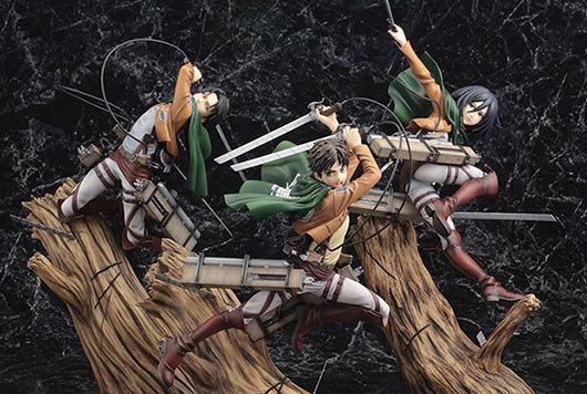 寿屋三笠艾伦兵长,进击的巨人三笠特典手办