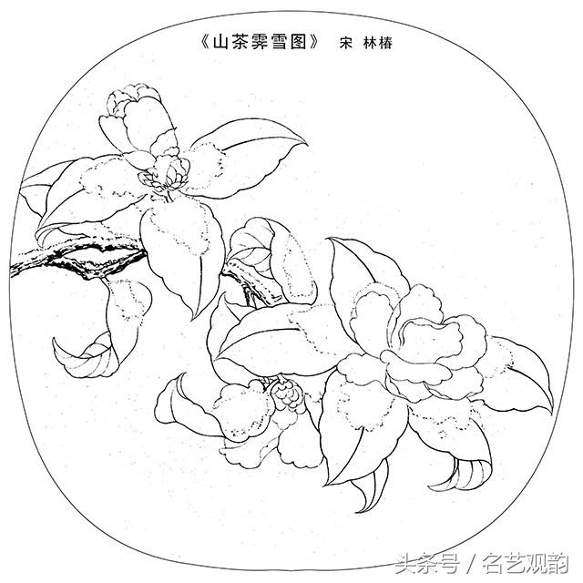 宋画工笔画底稿图文,宋画工笔白描最好的学习素材