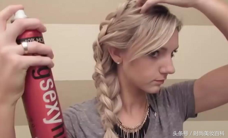 鱼骨辫编发教程,怎么编织人鱼马尾辫