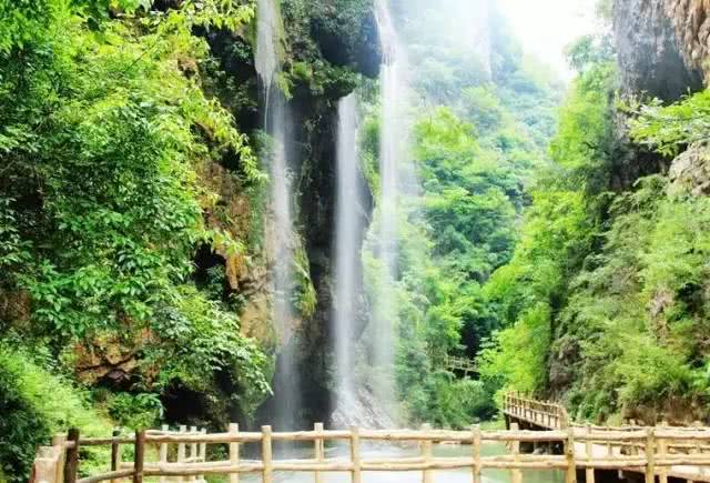 瀑布凉爽一夏,瀑布美景清凉避暑好去处