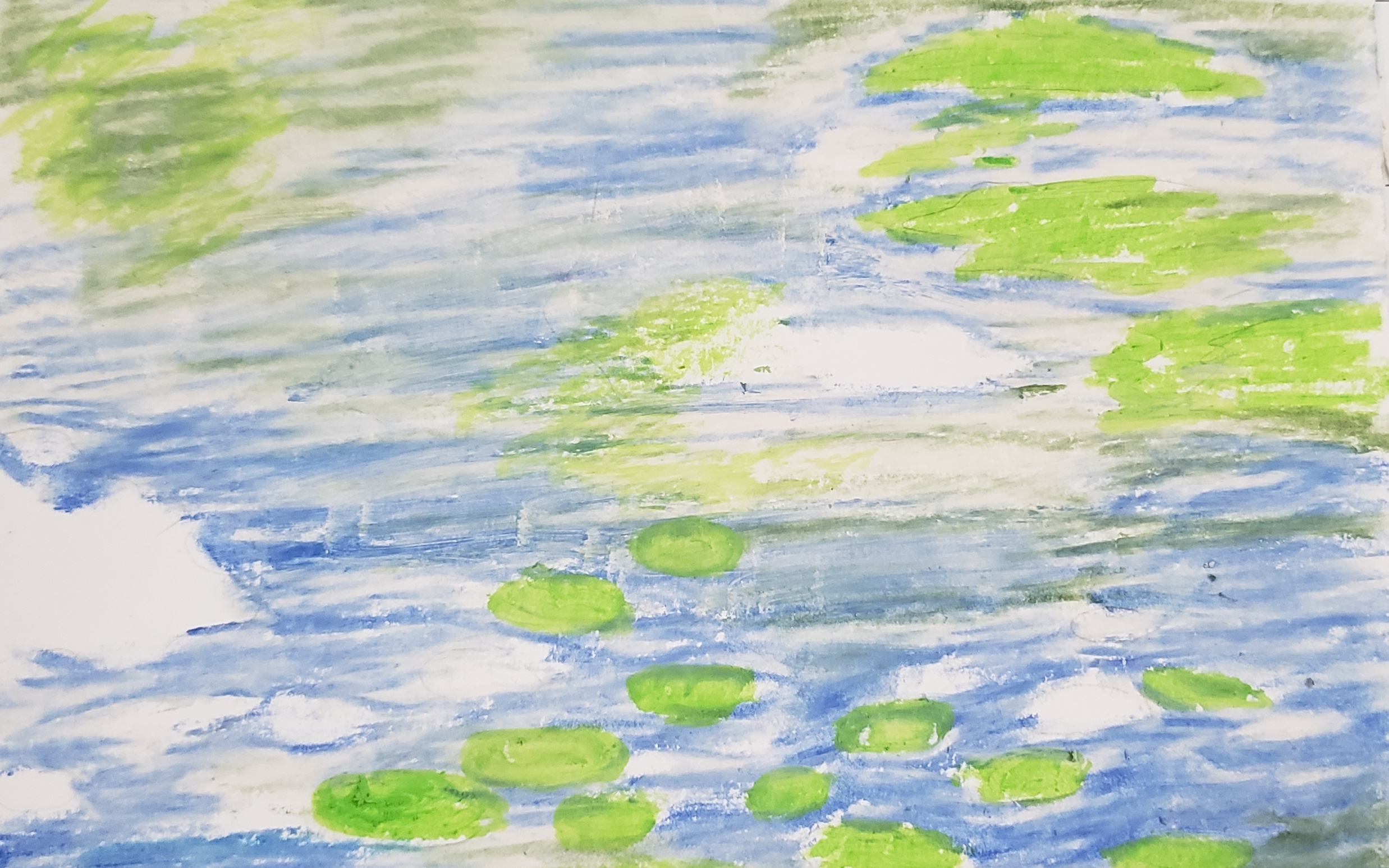 油画棒教程圣诞,油画棒祝福系列教程