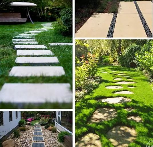 中式庭院地面铺装设计,农村庭院地面铺装石材