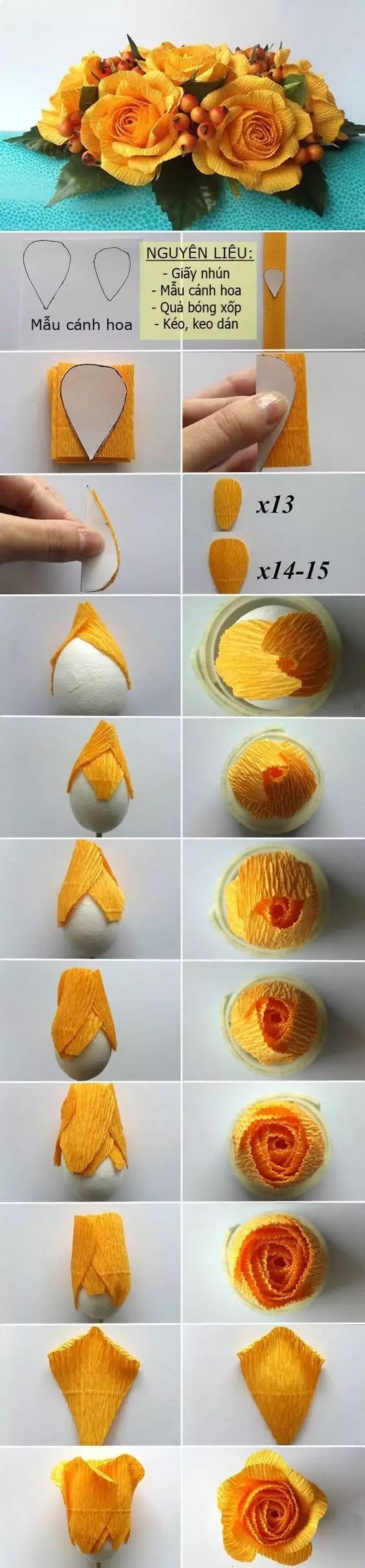 吸管玫瑰花的折法视频慢教程,玫瑰花皱纹纸折法简单又漂亮