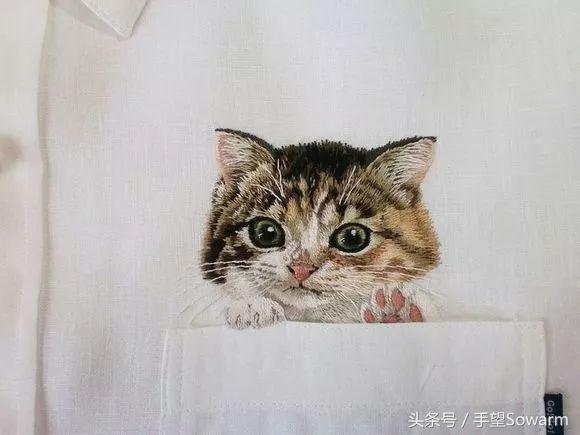 她给儿子绣的藏在口袋里的小动物,后来渐渐变成了事业