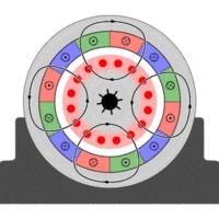 电机正反转带电机保护器原理图,直流电机和交流电机原理图