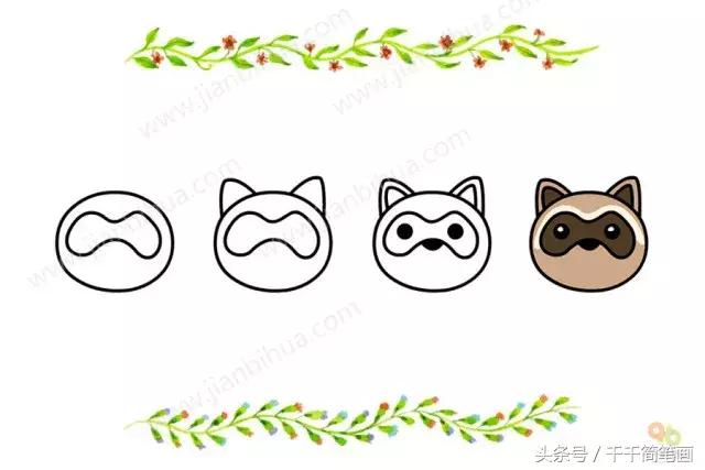 简笔画小动物头像,最简单的简笔画动物头像