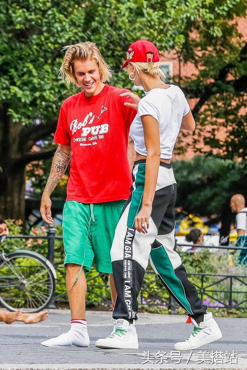 贾斯汀比伯和blackpink见面,贾斯汀比伯和海莉穿搭图片