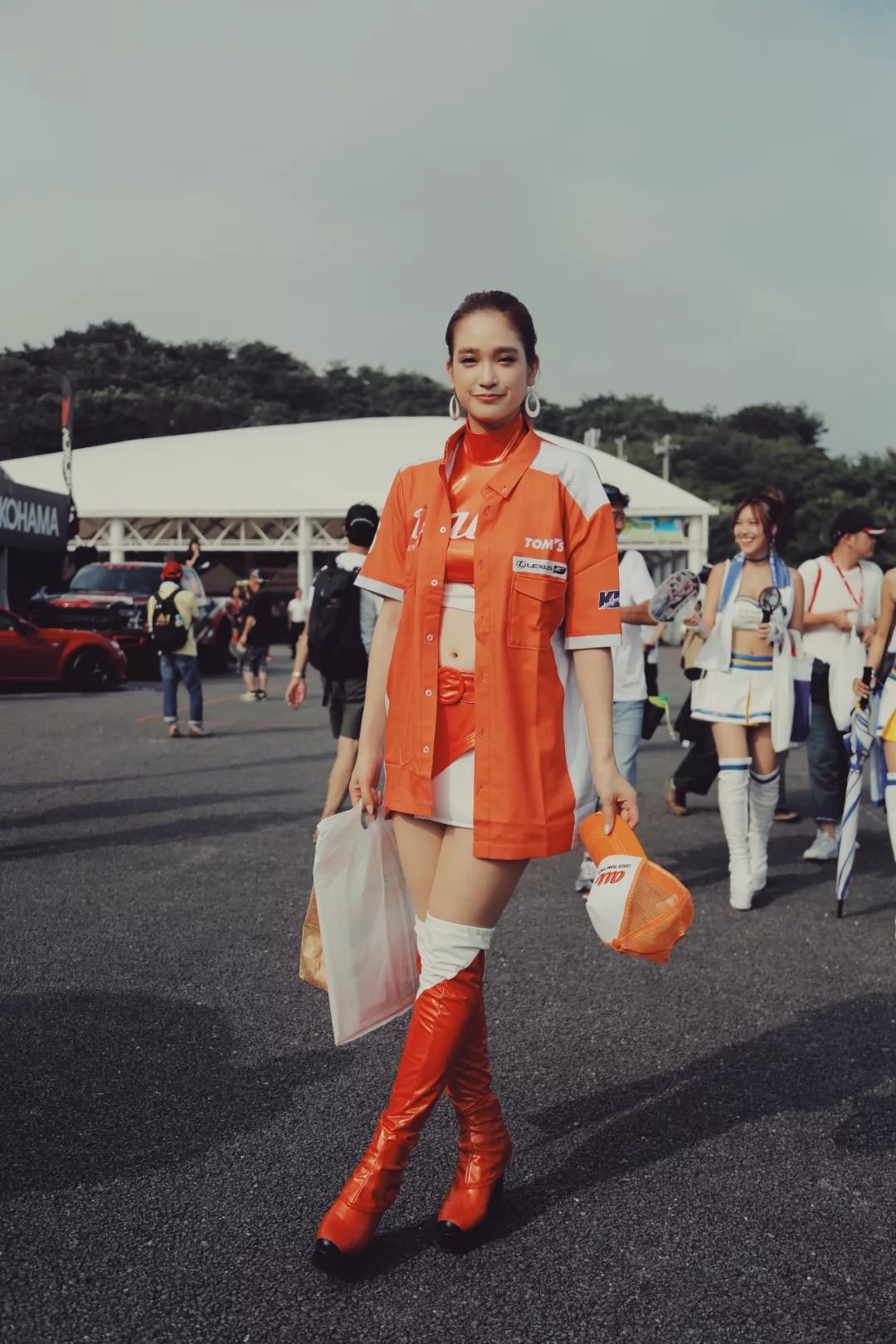 东京车展惊现最美车模,赛车比赛高燃场面车模