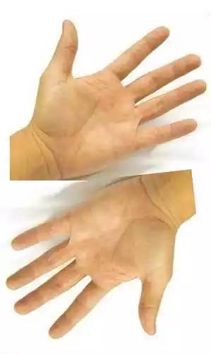 健康的手掌是什么颜色,看手掌鱼际颜色知健康