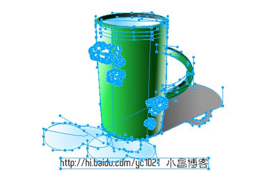 ps基础杯子制作教程,ps水杯背景效果图