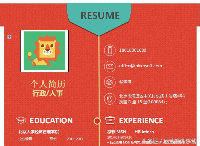 免费word简历模板素材网,免费简历模板word可导出