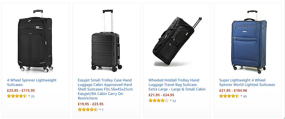 英国线上市场最受欢迎的行李箱包品牌TOP30