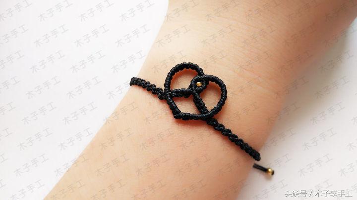 爱心情侣手绳教程视频,情侣手绳编法大全