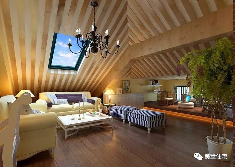 家有阁楼楼梯设计,家有斜顶阁楼