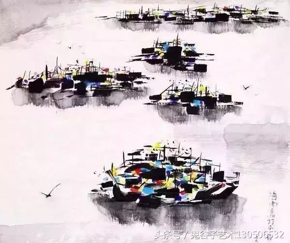 吴冠中笔下的船在哪里,吴冠中笔下的船图片