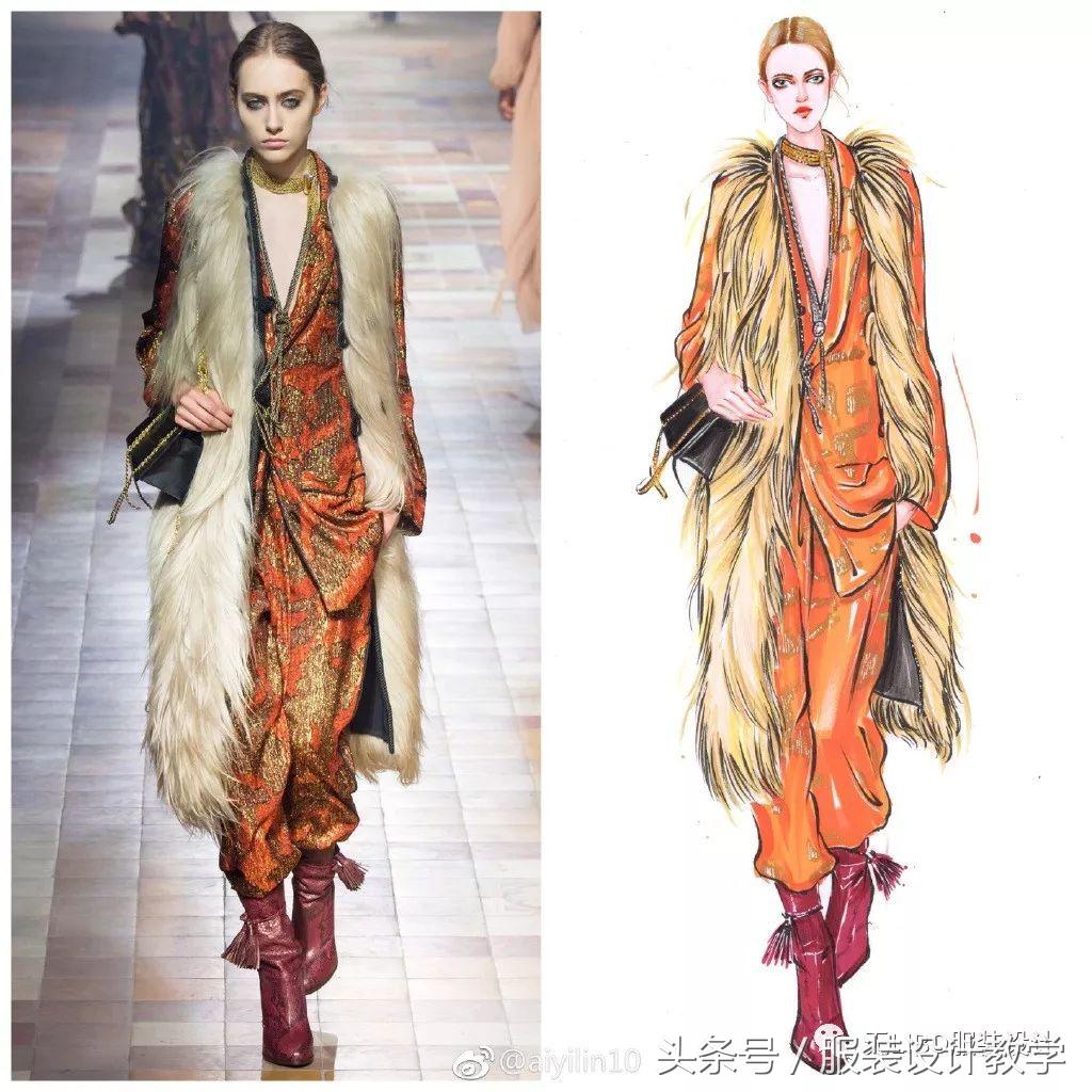 笔尖上的秀场！用一只马克笔带你穿梭各大秀场（成衣vs手绘）