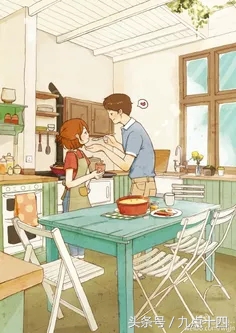 我想和你一起做饭,想和你一起在厨房做饭