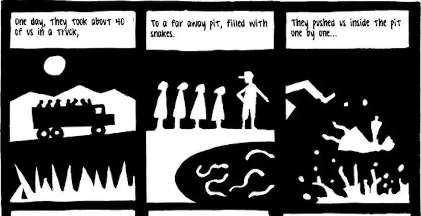 毒打、强奸、*虐性**……他把一个女人的真实故事画成漫画