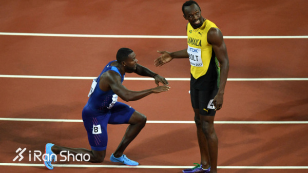 柏林世锦赛黑色闪电博尔特100米,博尔特一道永恒的黑色闪电