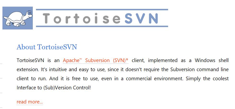 tortoisesvn是什么工具,tortoisesvn介绍