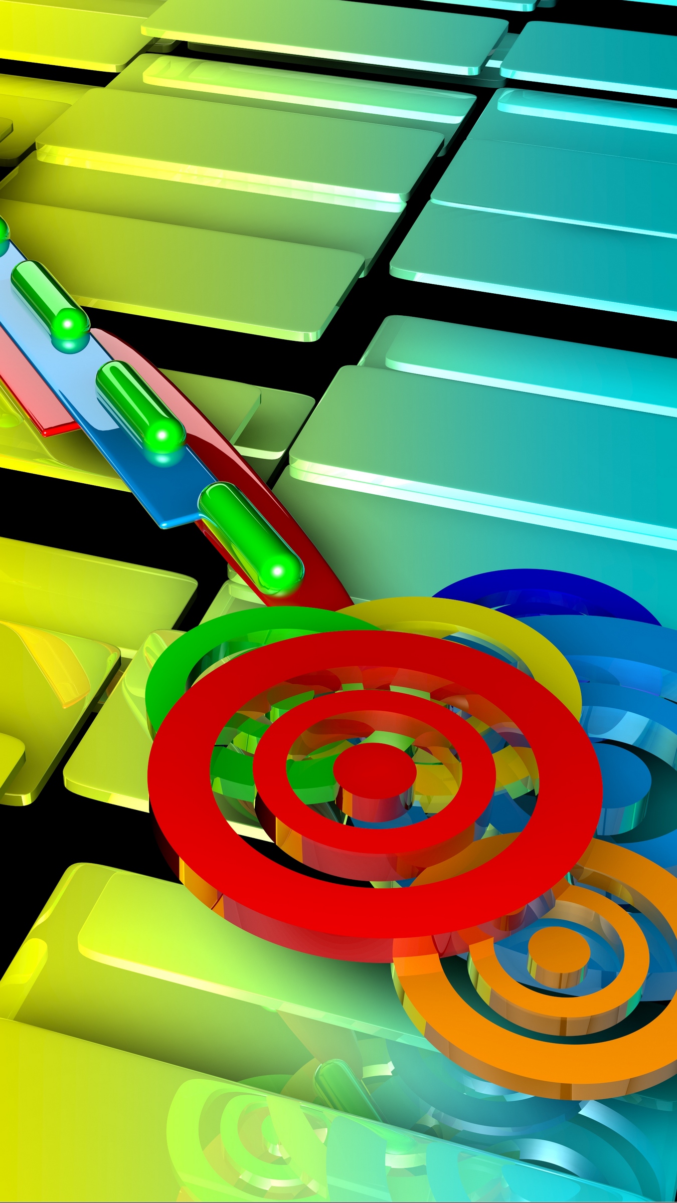 立体画3d视觉效果手机壁纸,中国3d凹凸立体地形图壁纸