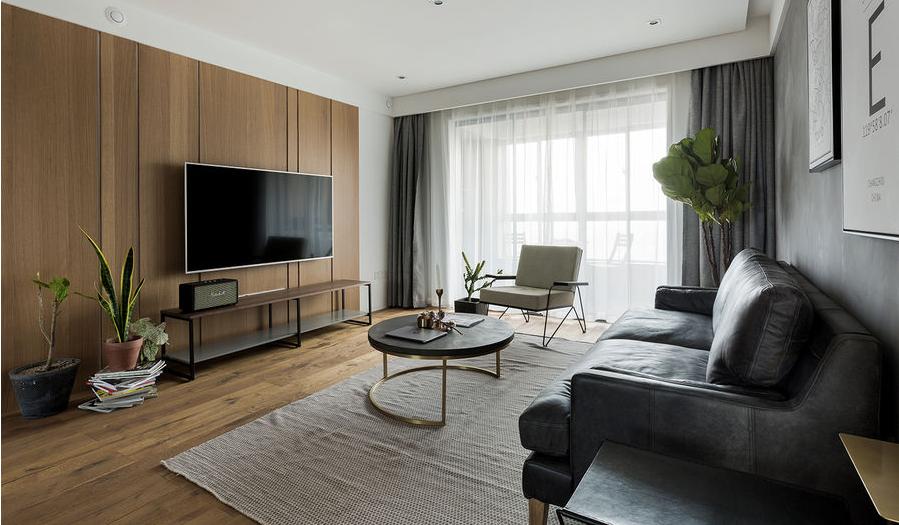 109平四室两厅二卫装修简约轻奢,109平米两室简约装修