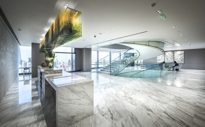 不缀冗余，高端轻奢锐天投资上海总部设计欣赏