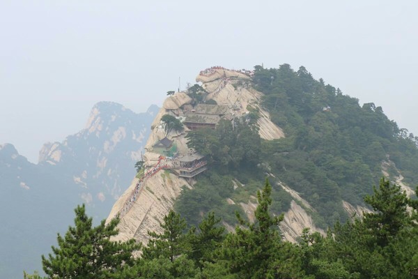 七天西安旅游走华山,西安华山风景区