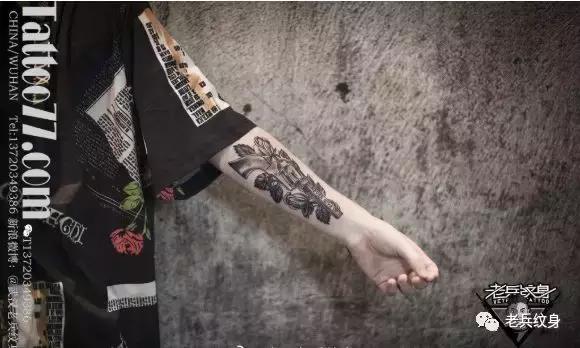 武汉老兵纹身关公花臂,老兵纹身欣赏图片
