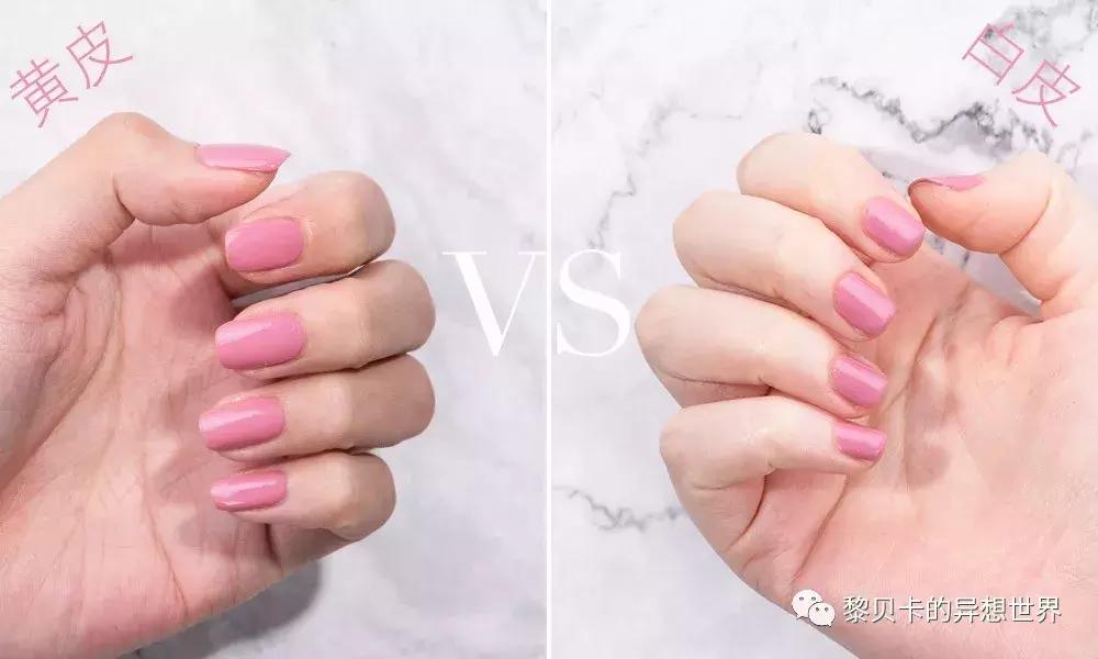 夏天指甲油2022年新款显白图片,显手白的十种指甲油推荐