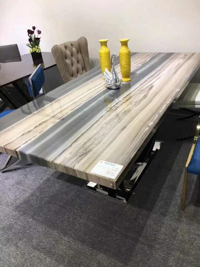 纯天然大理石餐桌优缺点,大理石餐桌最新款式图片