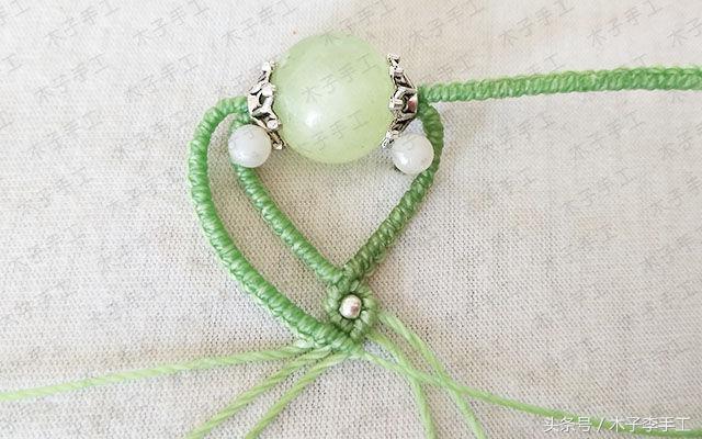 素圈米奇项链编织教程,项链编织教程慢动作