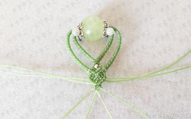 素圈米奇项链编织教程,项链编织教程慢动作