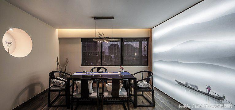 清雅茶室设计效果图,清雅的空间设计