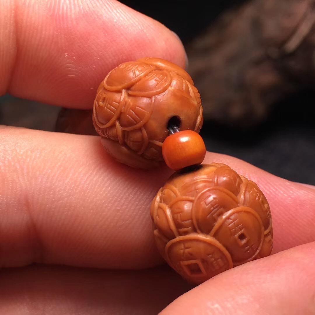 橄榄核雕为什么裂,橄榄核雕稍微有一点裂