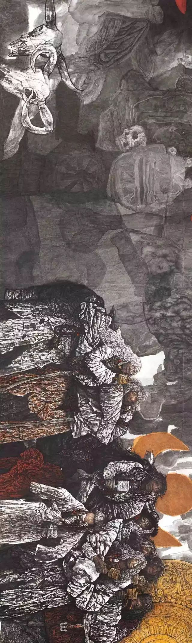 他，没出过画册，没办过个展，累死在画前的奇才！