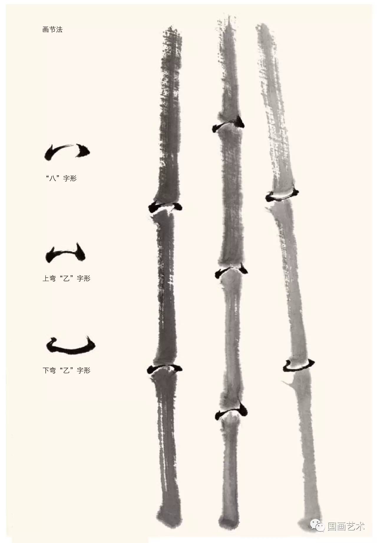 名家画竹子的技法,名家画竹子的简单画法