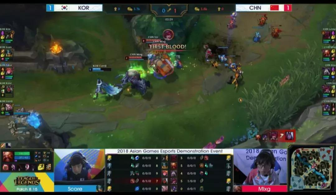 uzi超神卡莉斯塔输比赛,lol亚运会uzi统治力