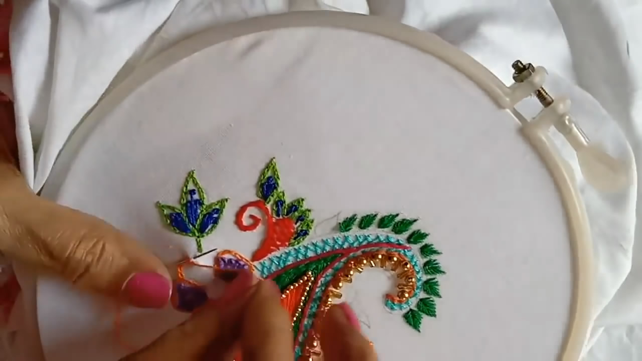 教你超级简单的刺绣,手工刺绣简单又好看教程