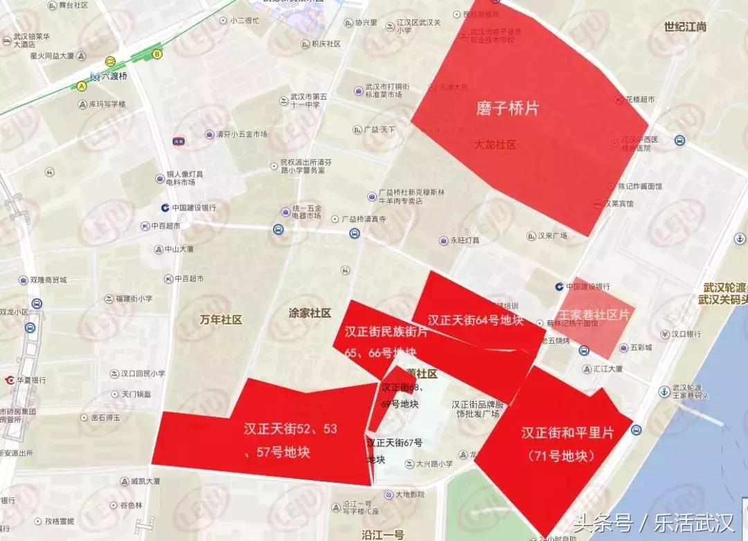 2018年武汉最全老城区拆迁,2018武汉下半年拆迁图