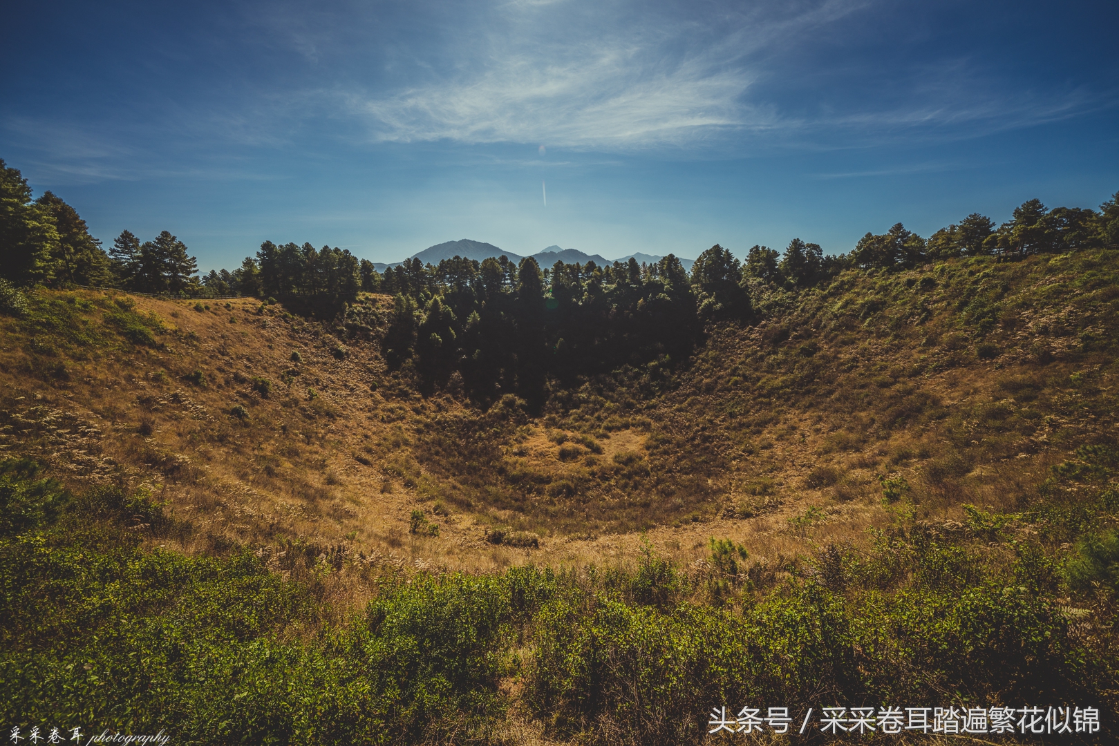 空山环葱郁日影幻太极神奇的大小空山之旅