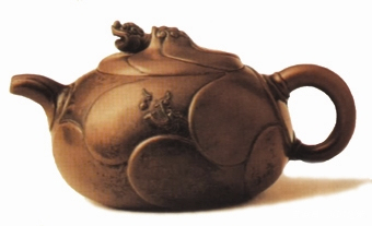 紫砂茗壶赏析,紫砂盅装饰