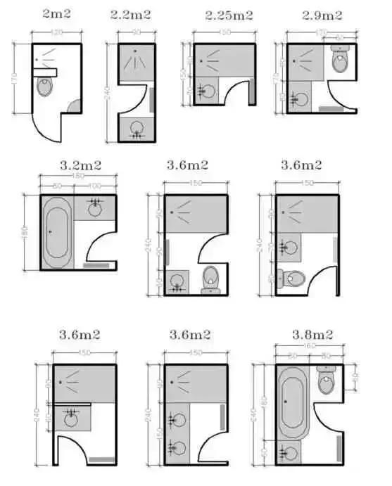 全屋装修100个常识图,9张图全屋装修尺寸一网打尽