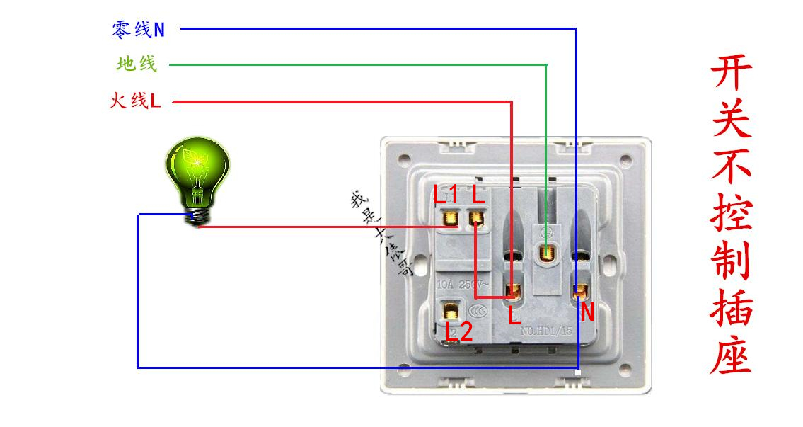 四层楼四灯双控接线图,一灯三控图解大全