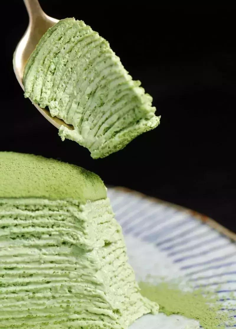 一家抹茶甜品店,日式抹茶味甜品店