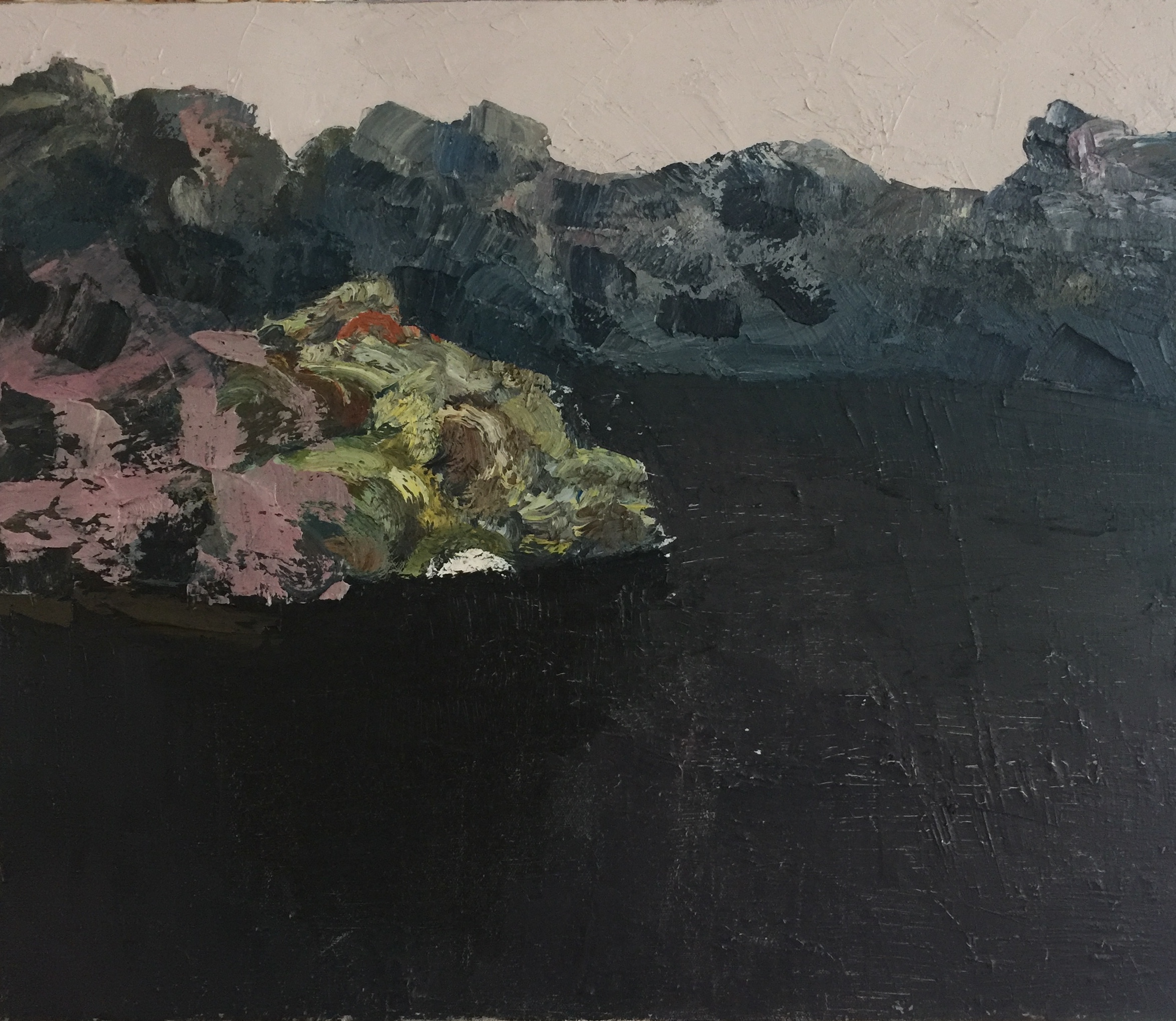 油画风景钢刀,油画风景人物绘画步骤